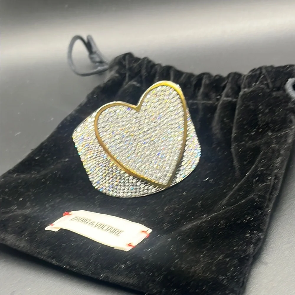 Zadig & Voltaire Silver Heart Bracelet - Picture 12 of 12